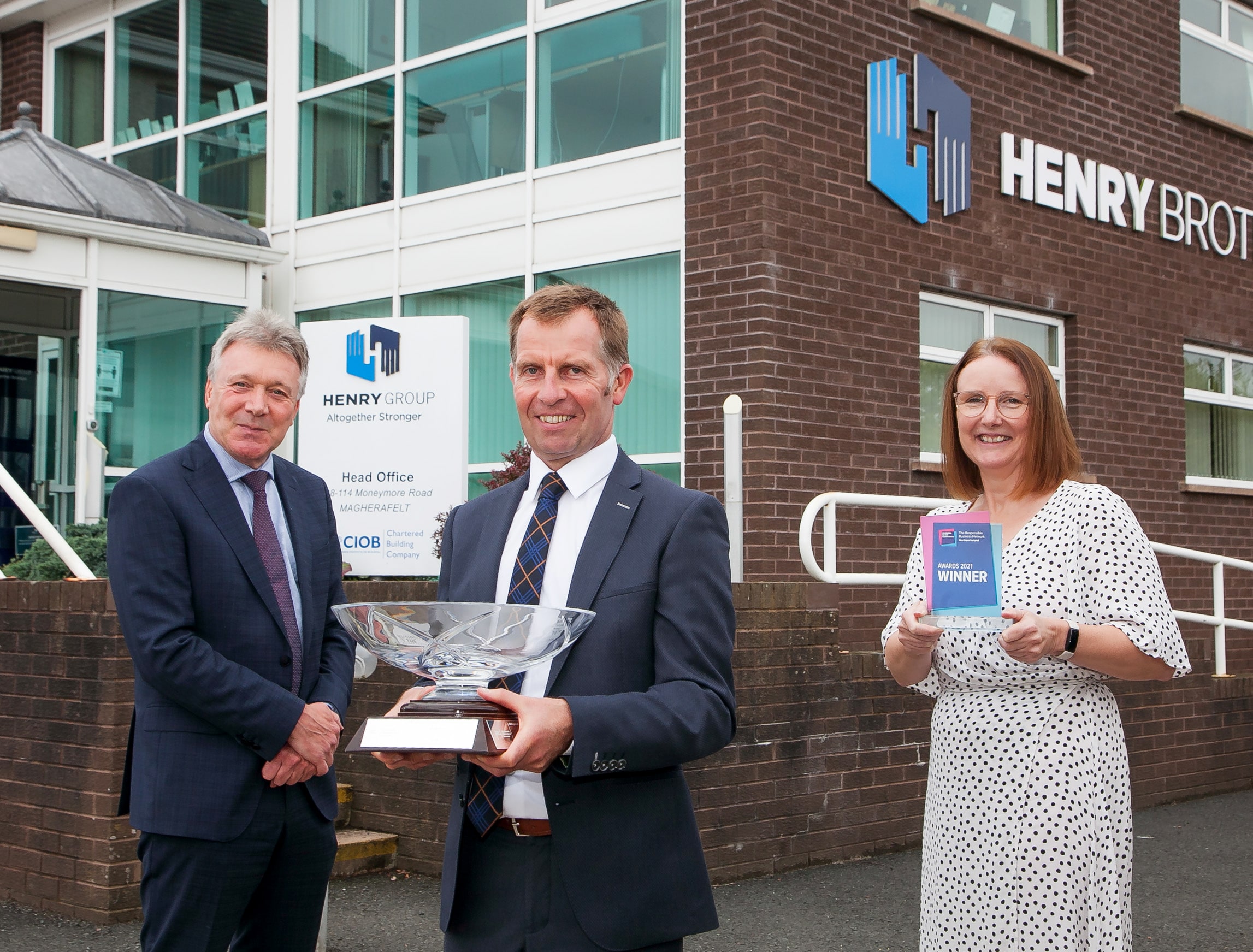 Henry Brothers wins Business in the Community NI Responsible Company of the Year 2021