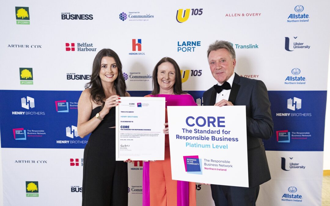 Henry Brothers awarded Platinum Status for sustainability