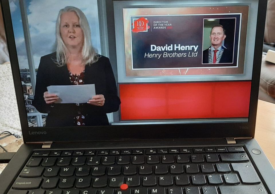 Managing Director, David Henry has been awarded Institute of Directors Family Business Director of the Year Award 2020