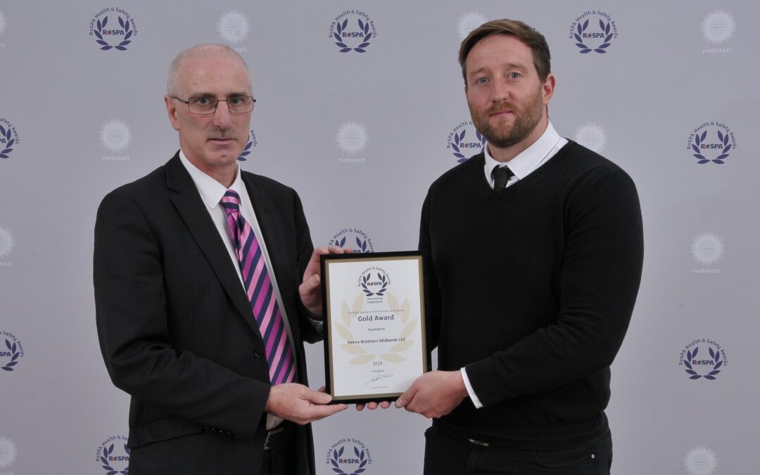 RoSPA Gold Award for Henry Brothers Midlands