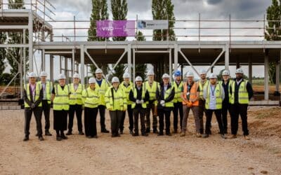 Henry Brothers and VIVO Defence stage topping out ceremony at Gamecock Barracks