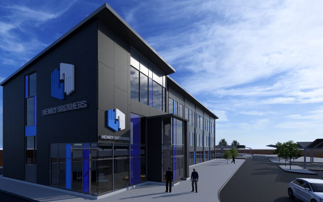 Henry Brothers longest-serving members break ground on state-of-the-art Magherafelt office